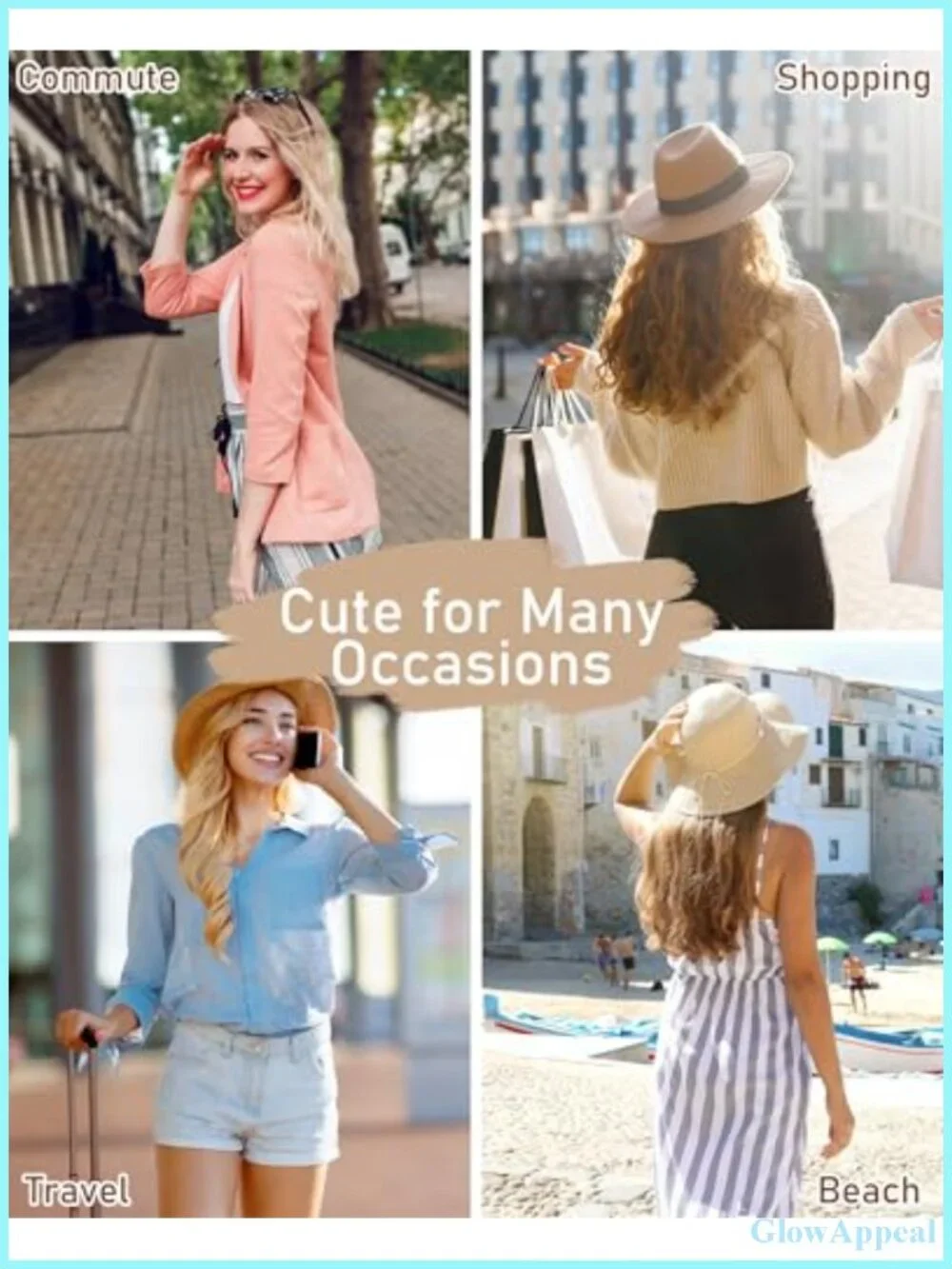 Straw Tote Bag Women Beach Summer Woven Zipper Shoulder Handbag